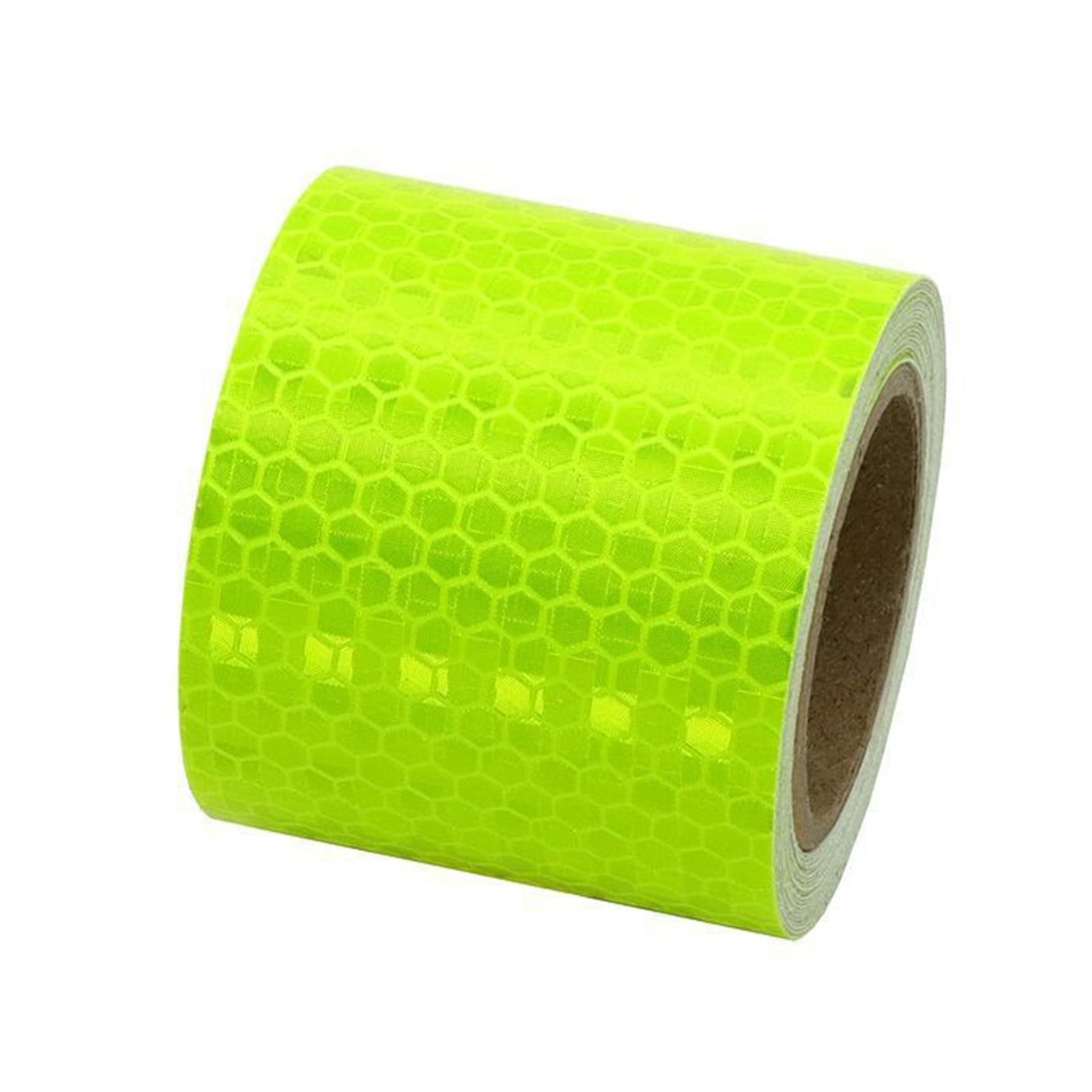 Bkhsgdxj Fluorescent Green Reflective Safety Tape, 2 Inch X 32.8 Feet Conspicuity Tape Waterproof Highly Visible, Reflective For Trailers, Outdoor Cars, Trucks(Fluorescent Green)