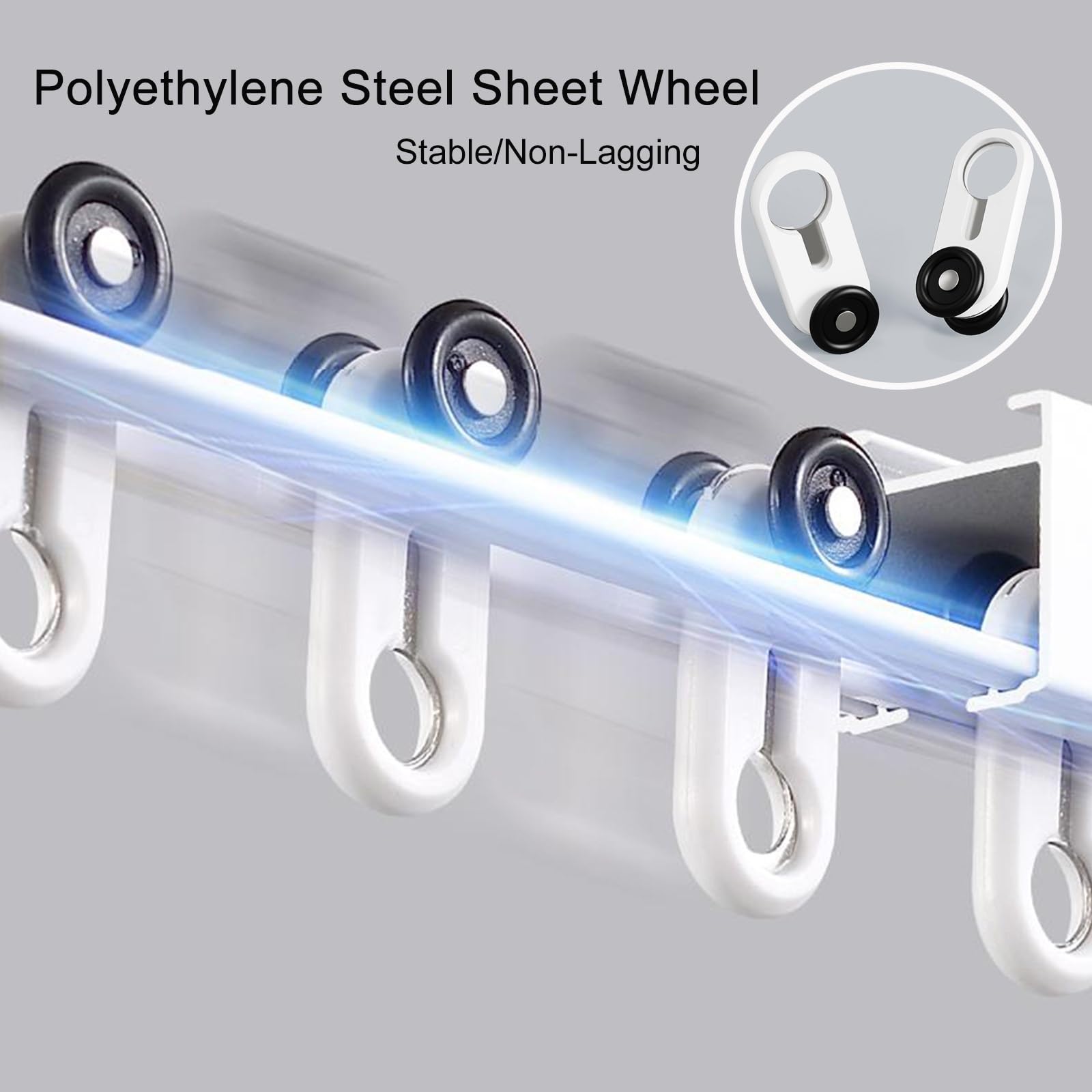 Podwójna szyna ze stopu aluminium 2-warstwowa k niestandardowa długość 190/250/320/380/450/500 cm szara 3,9 m (12,8 stopy) dla gładkości