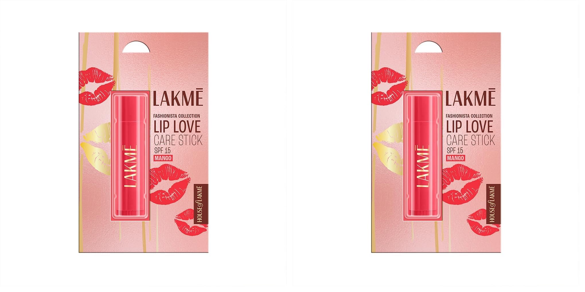 LAKMÉ Lip Love Spf 15 Lip Balm For Soft, Smooth, And Moisturised Lips, 4.5Gm-Mango,1 Count (Pack of 2)-picture-21