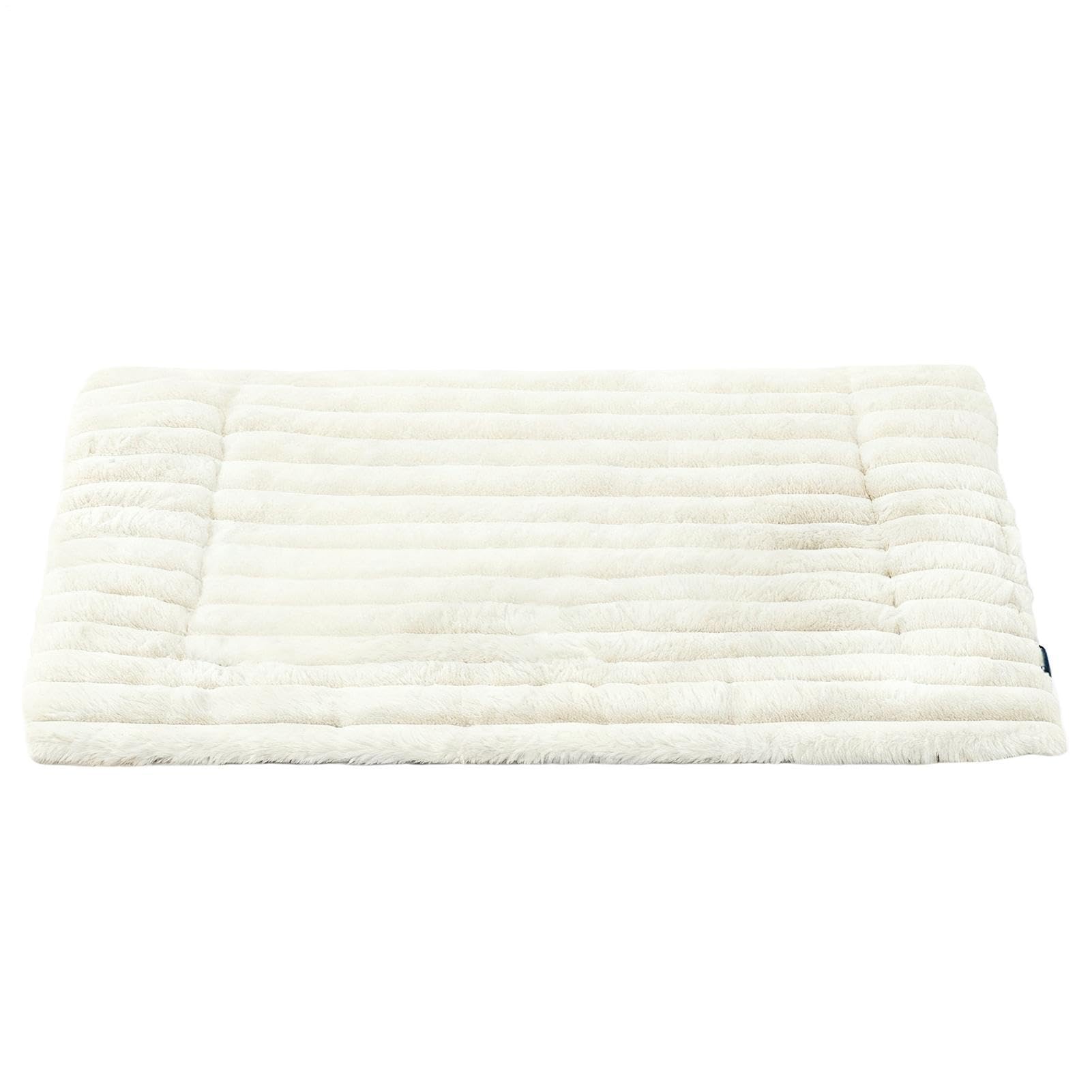 Pad For Dog Crate - Memory Foam Non-Slip Pet Cushion | Washable Soft Warm Cage Mat For Small Medium Dogs | 61x45cm, Breathable Waterproof, Perfect Fór Kennel, Indoor Outdoor, Car Travel, Home, Camping