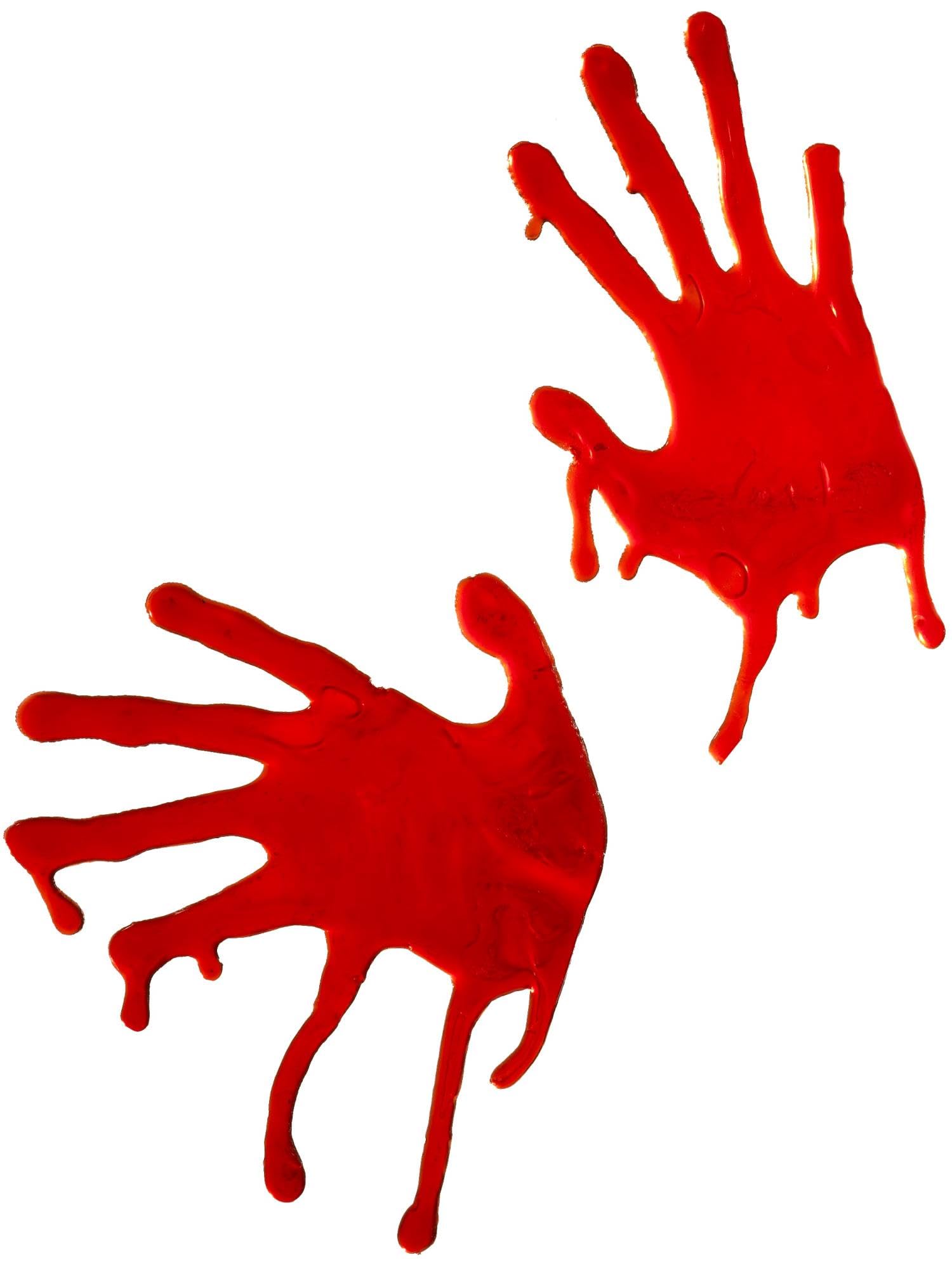 Smiffys Men's Red Horrible Blooded Hands