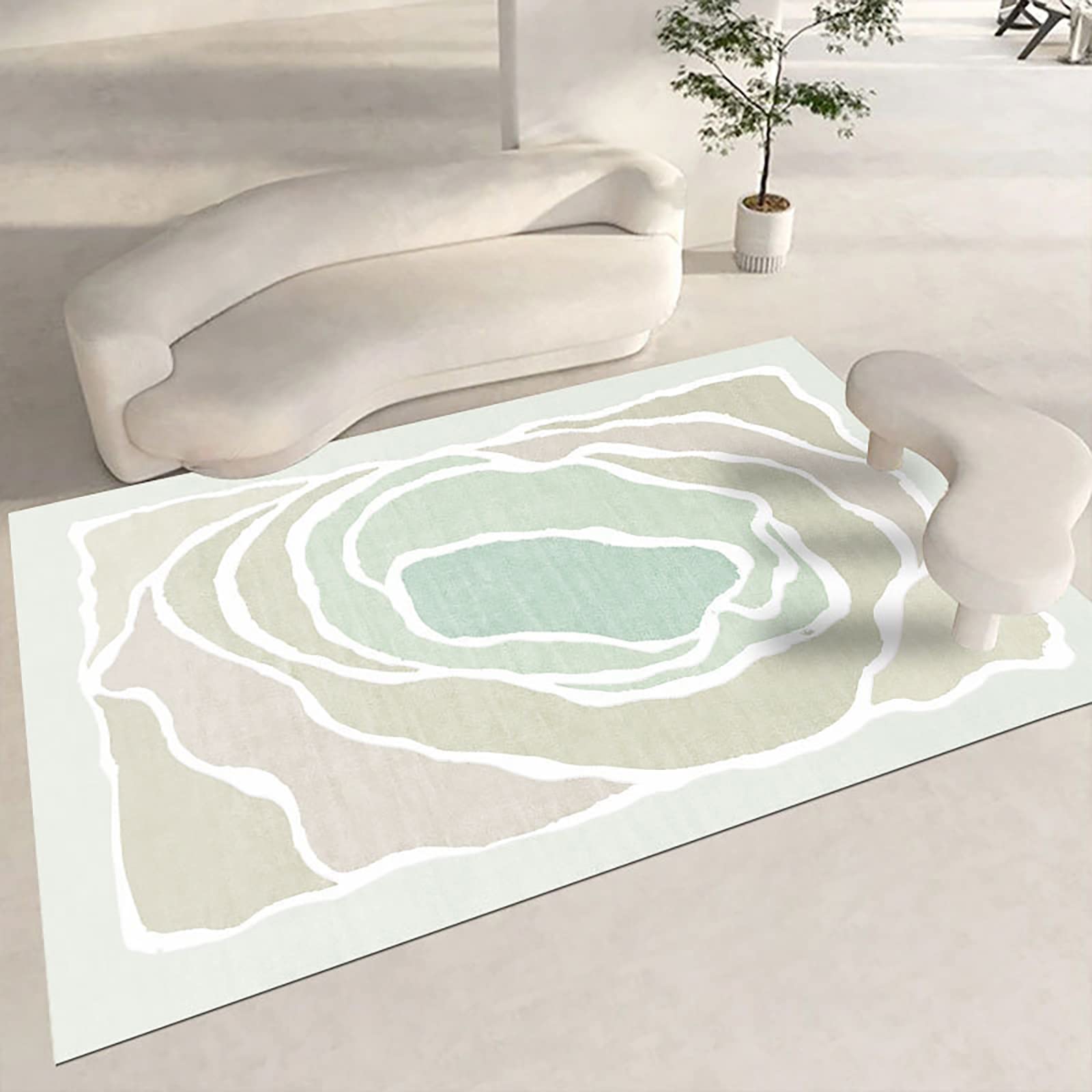 Tapis moderne antidérapant pour éviter les glissades dans le salon et le bureau