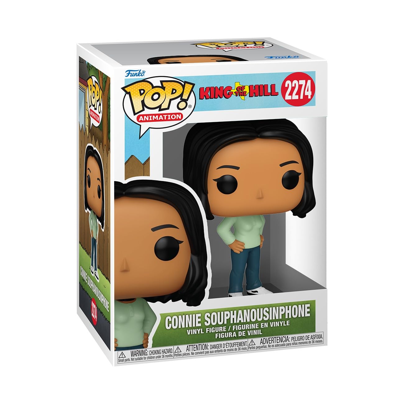 Funko POP! Animation: King of the Hill, Connie Hill, Collectable Vinyl Figure, Gift Idea, Official Merchandise