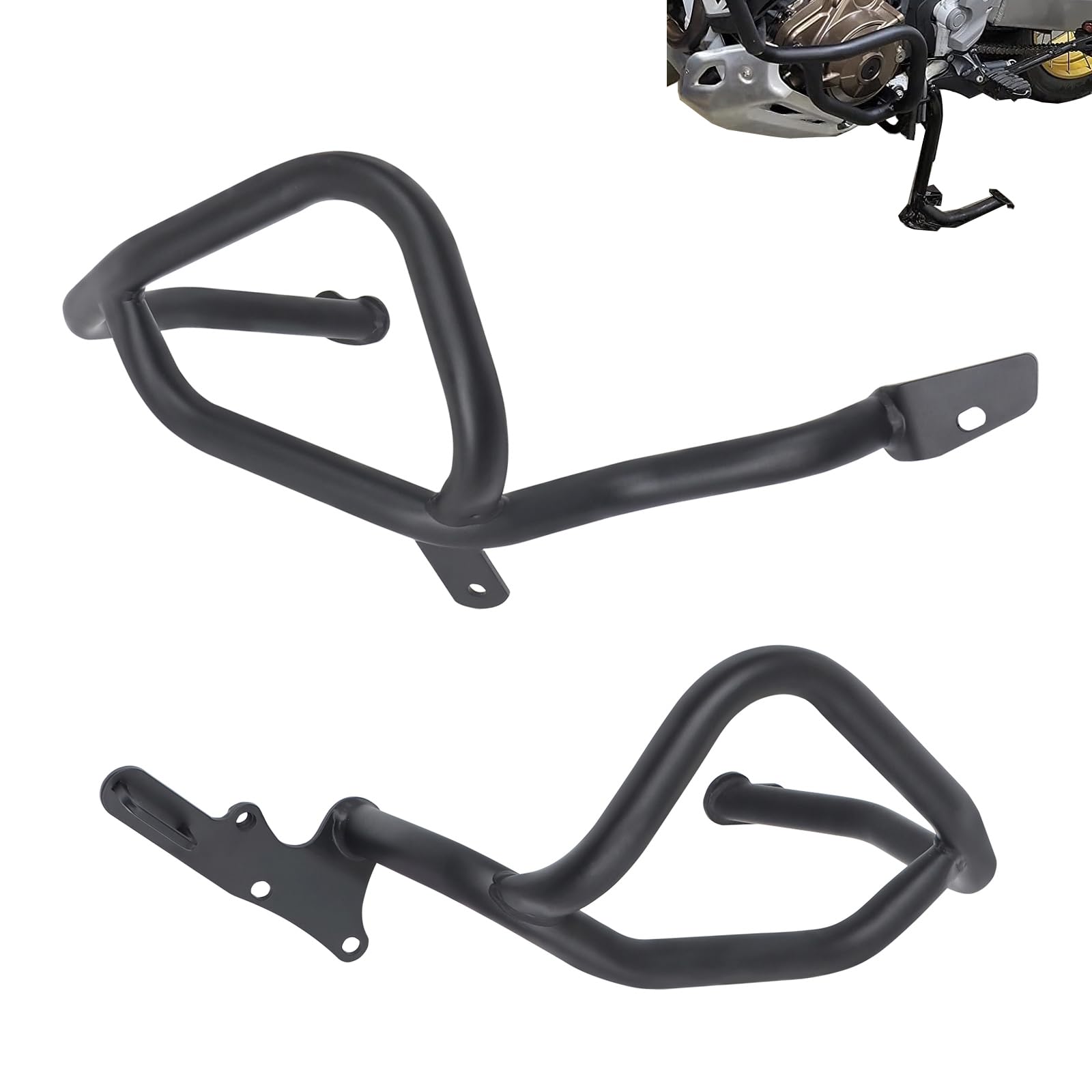 CHIFUN Engine Guard Lower Highway Crash Bars for CRF 1100L Africa Twin Adventure Sports 2020-2025, Motorcycle Steel Frame Protection Bars Compatible