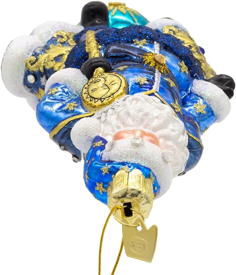 Kurt Adler 6" Bellissimo Celestial Santa Ornament. - Image 5