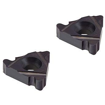 MAXTOOL 2PCs 16ER6RDExternal Round DIN 405 STD. Indexable Threading Inserts 3/8
