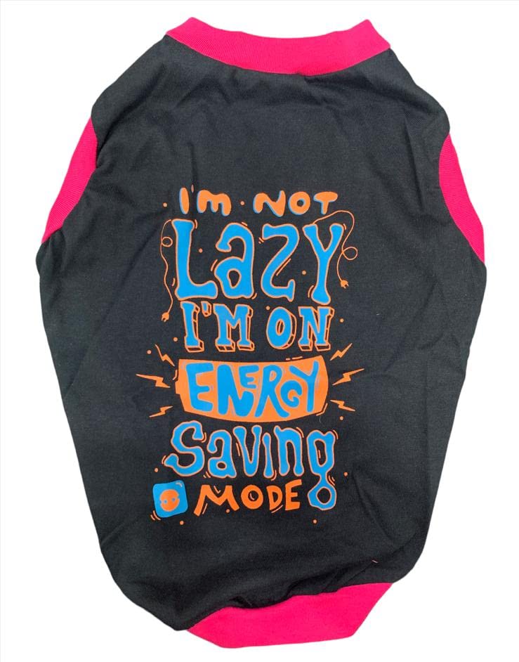Summer Wear, Dog T-Shirt, Im Not Lazy, Black, 18", 200 g (B0B7RY48TP) Amazon Price History, Amazon Price Tracker