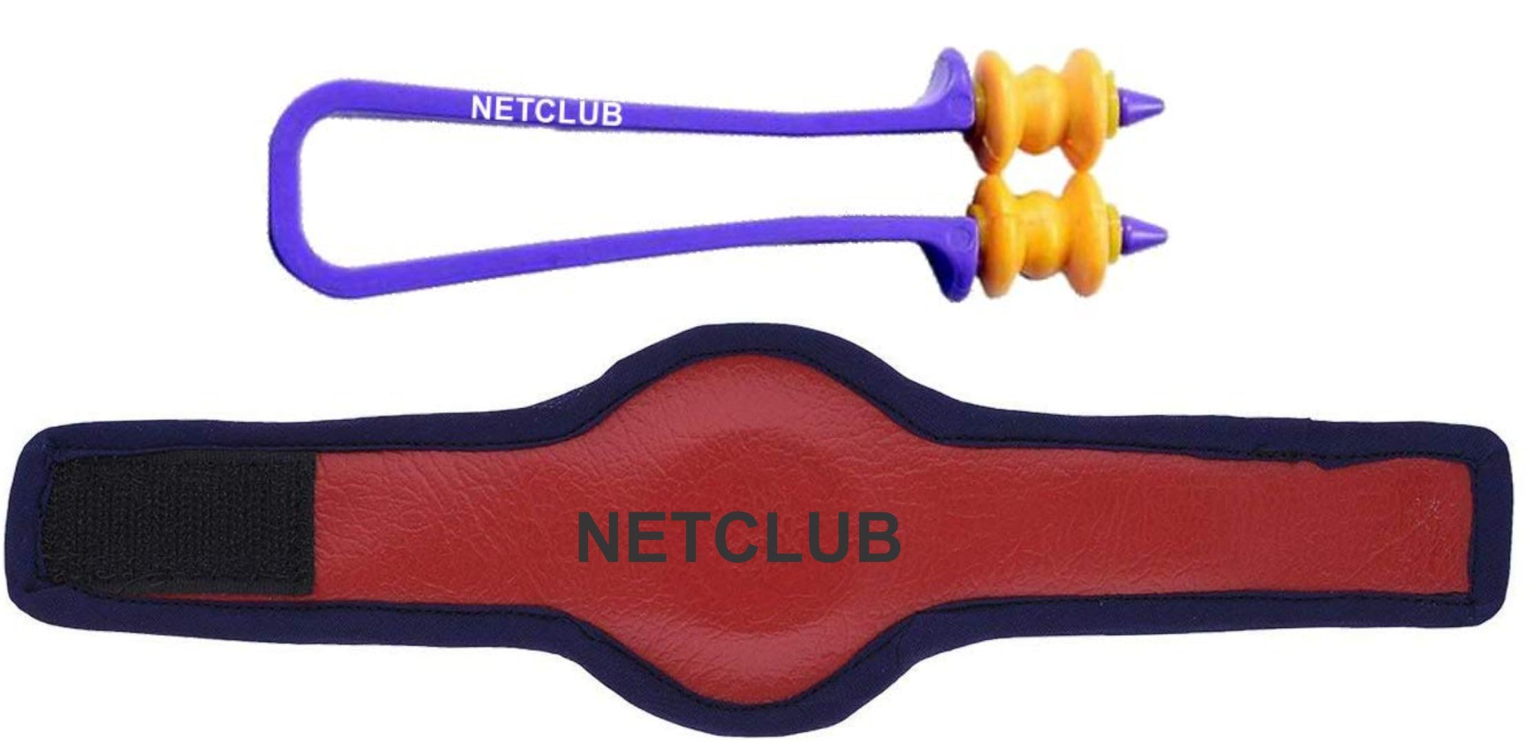NETCLUB Acupressure & Magnetic B.P. Belt Bio Magnet Therapy Energy For Health Care Rexine BP Control Therpay Blood Circulation Pain Stress Relief Body Massager, Multicolour