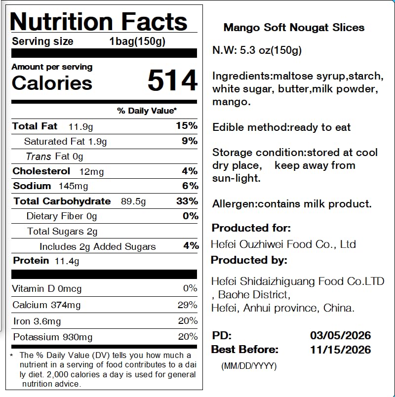 GELUBOO Fruit Jelly Nougat Candy 160g miniatura 2