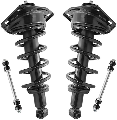 Miniatura 42 de Detroit Axle - Kit de puntales delanteros para Volvo C30 C70 S40 V50, 2 puntales muelle helicoidal 2 estabilizador, barra estabilizadora, enlaces