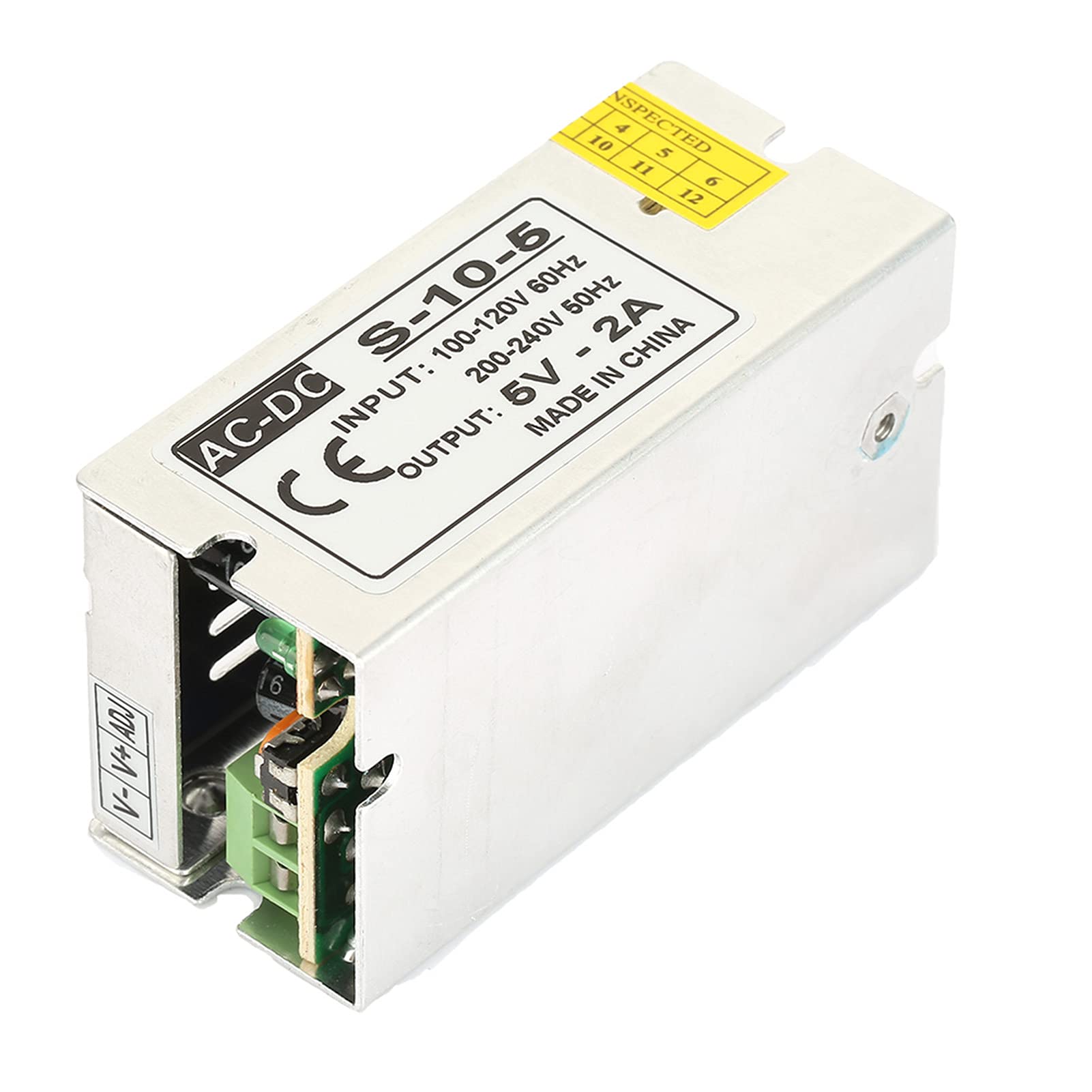 Zasilacz impulsowy 5V stałe napięcie DC zasilacz wyświetlacza 10W 2A transformator do oświetlenia LED