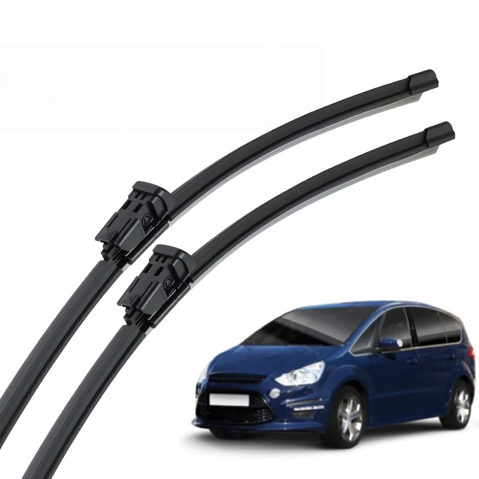 Essuie-Glace Avant pour Ford S-Max 2006-2015 - Pack de 2 Balais 30 et 26 Pouces