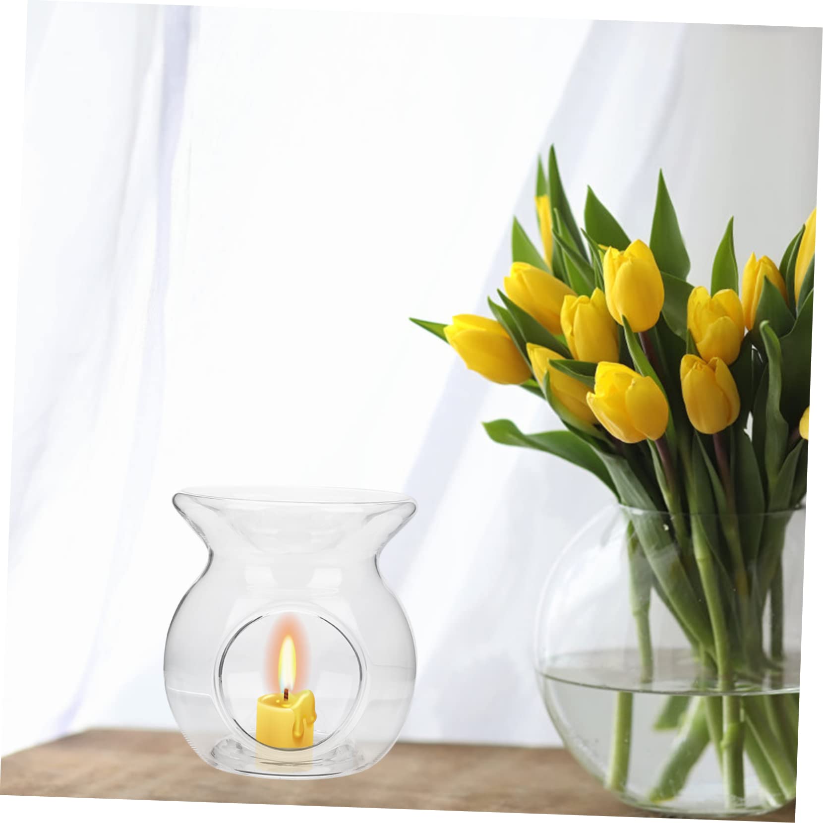 Aromalampe Teelichthalter aus für Ätherische Öle Design Explosion für Schlafzimmer und Wohnzimmer Langlebig und Praktisch eine Besondere