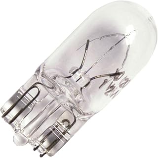 Bulbrite 5W 12V T3 Clear Xenon Bulb, Wedge Base