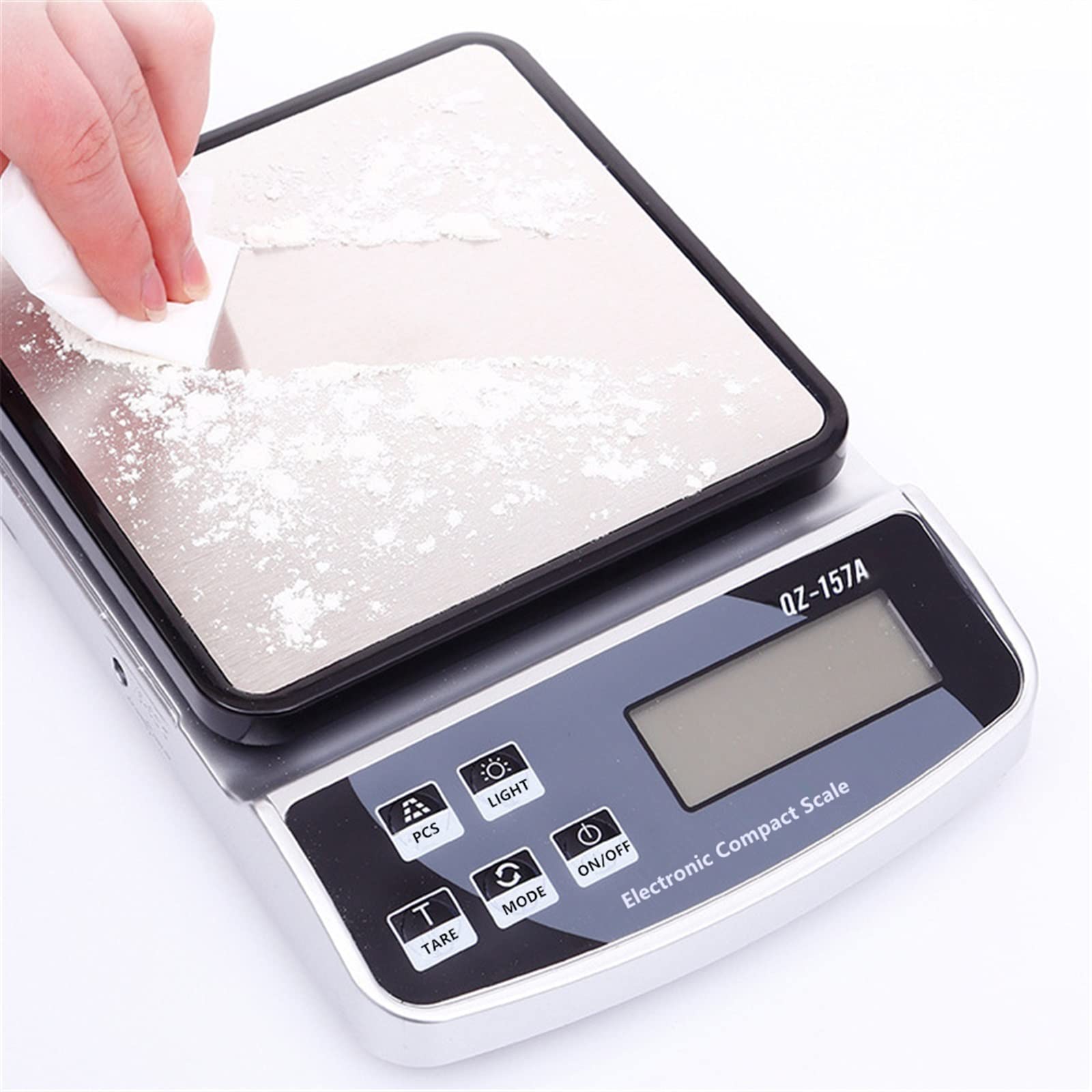 Waga spożywcza 15 kg/1 g waga elektroniczna odpowiednia do ładowania USB/wtyczki/baterii wodoodporna waga kuchenna domowa waga kuchenna cyfrowa waga kuchenna waga kuchenna