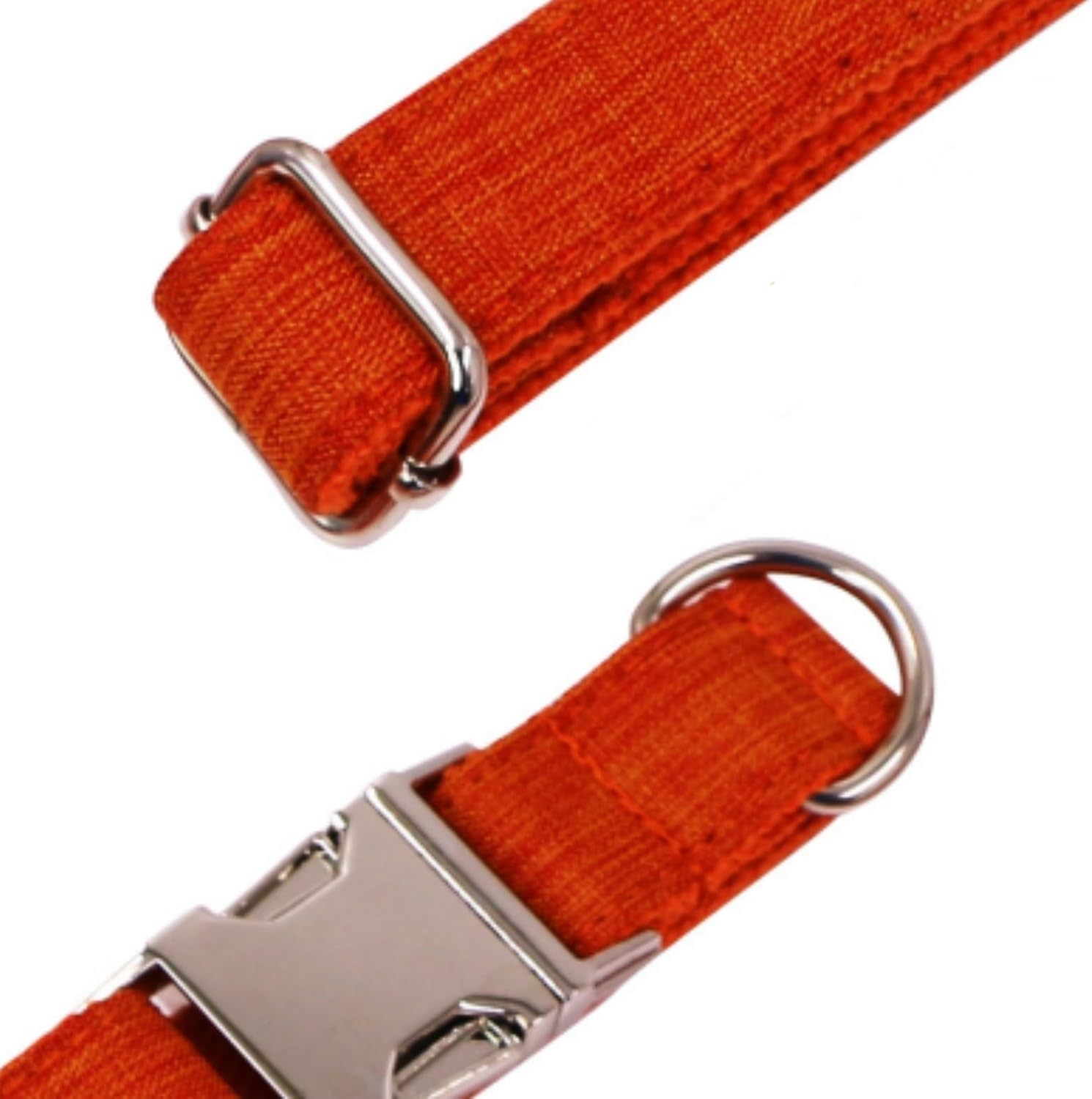 Collier pour Chien, et Ensemble de Laisse réglable(Orange,X Large)