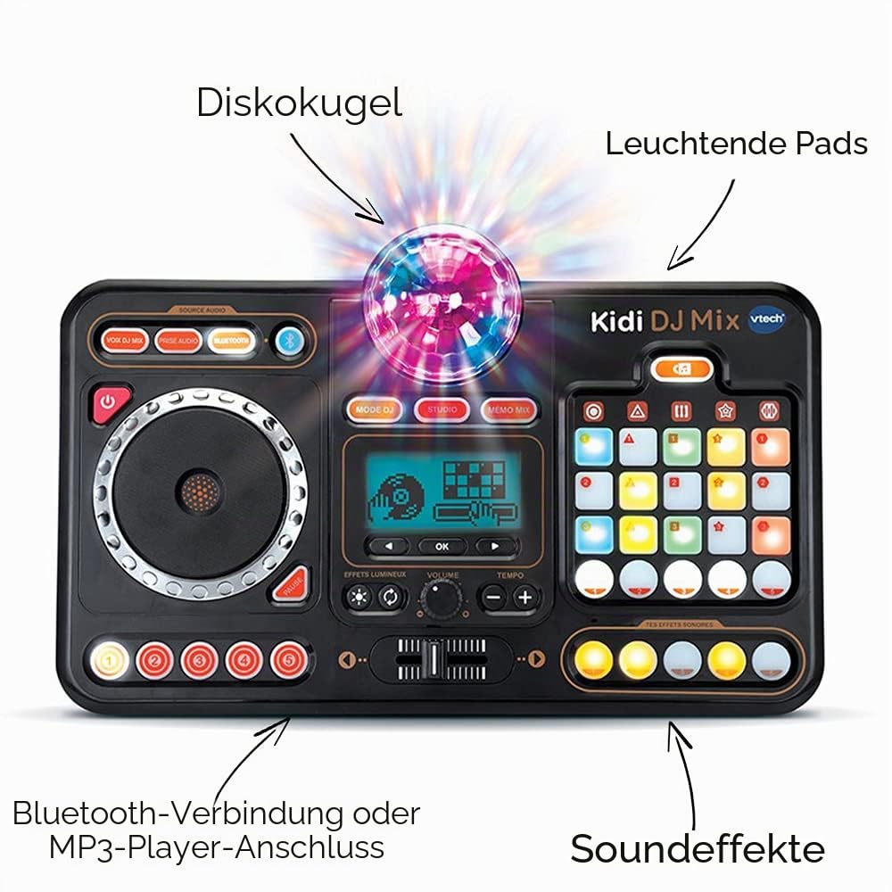 VTech. Mixer für Kinder, 90-547395, Schwarz, Standard