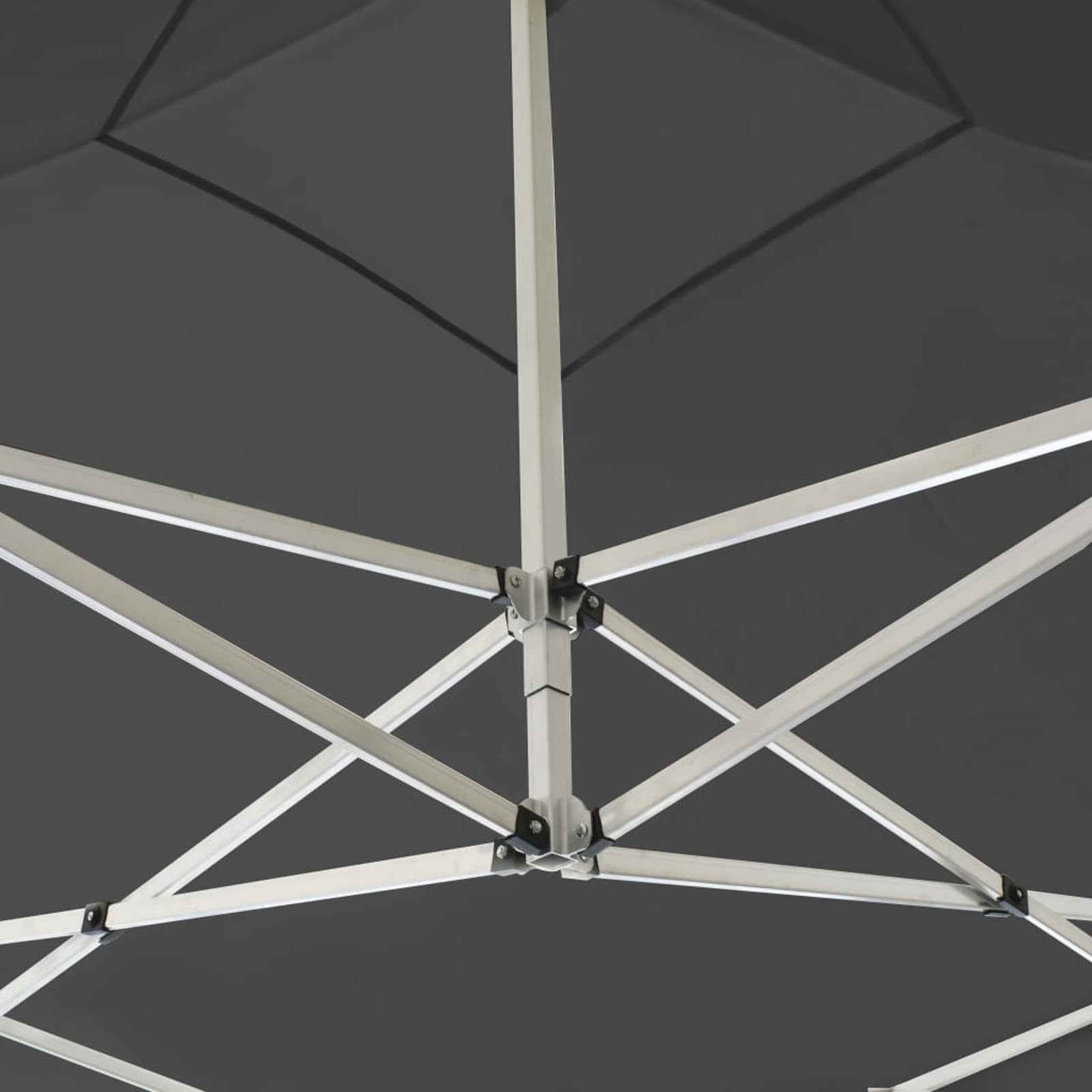 Tente de réception anthracite Homgoday abri de jardin tonnelle événementiel
