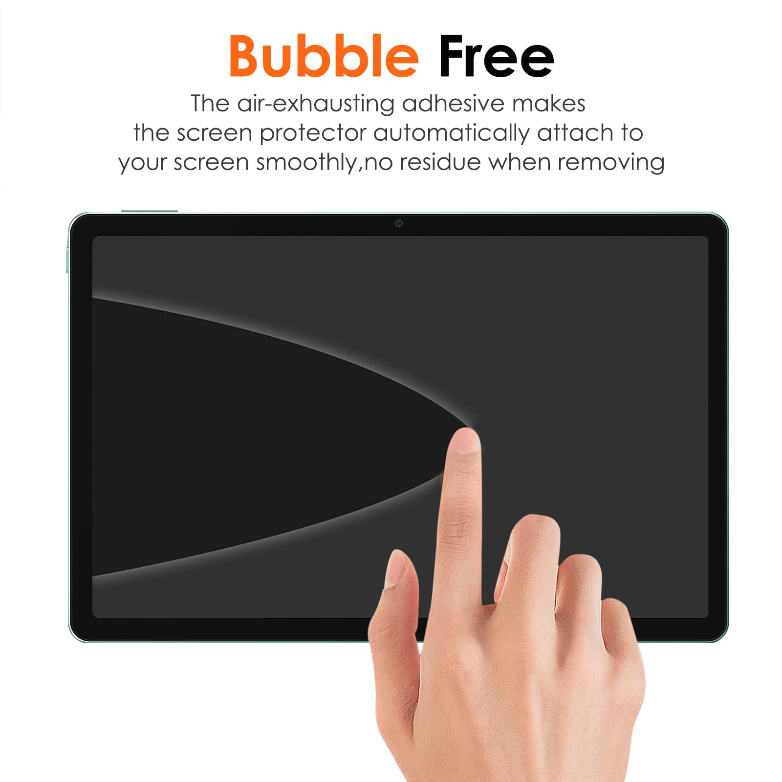 ivoler 2 sztuki folii ochronnej ze szkła ochronnego do Lenovo Tab M11 / DOOGEE T30 Pro/Xiaomi Redmi Pad SE 11 cali, twardość 9H, szkło hartowane HD, folia ochronna na wyświetlacz, folia chroniąca