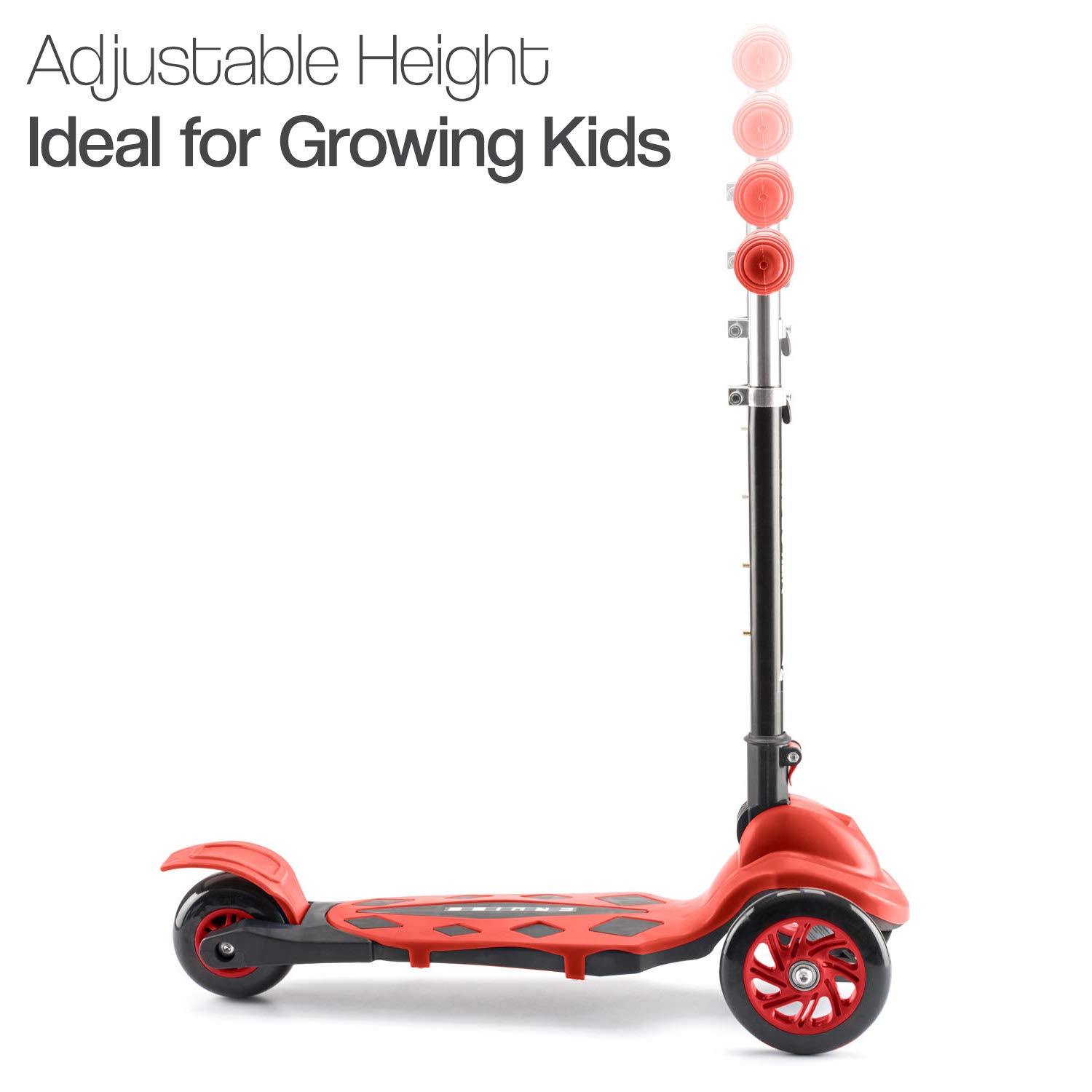ToyStar Cruise 3 Wheel Tri Scooter, Easy Folding System, Height Adjustable Handlebars, Tilt To Turn Steering, Kids Aged 3+ Years - Image 5