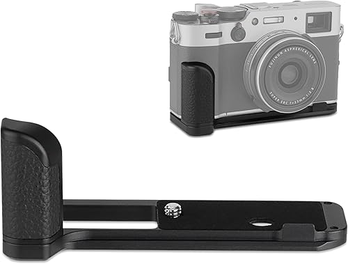 Haoge HG-X100V Placa de liberación rápida Soporte de cámara Soporte de mano para Fujifilm Fuji X100V X100F Cámara Fit Arca Swiss Sunwayfoto Kirk RRS