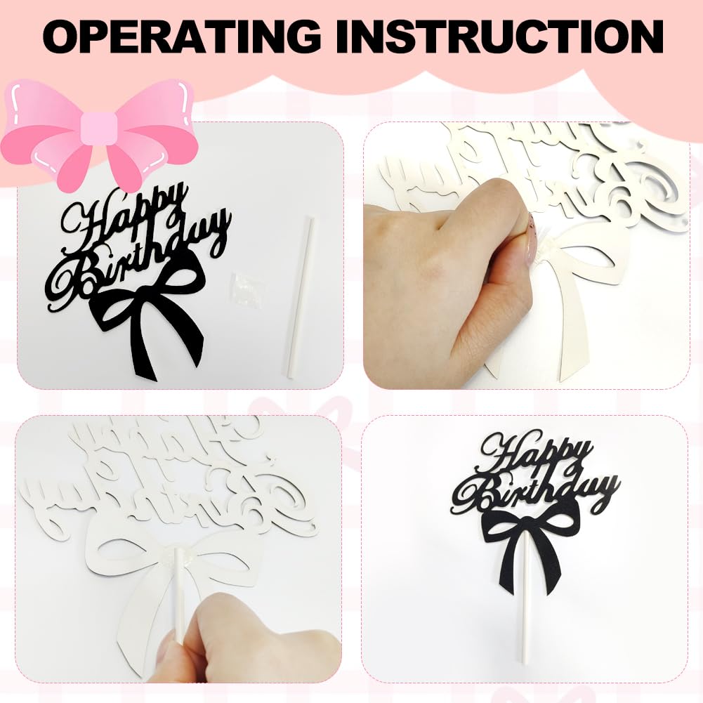 Décoration De Gâteau D'Anniversaire En Acrylique Avec Visage Croquis, Chapeau Noir Trempé, Ixdes Pères, Fournitures De Cuisson