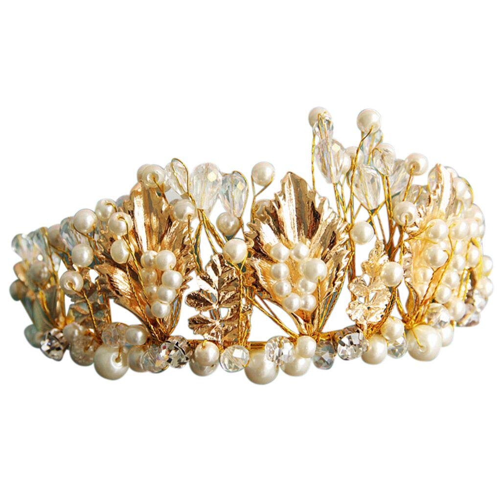 Bylater Hair Tiara Wedding Tiaras Bridal Princess Crown Headpiece Crystals Rhinestone Headband Party Hair Accessories for Women