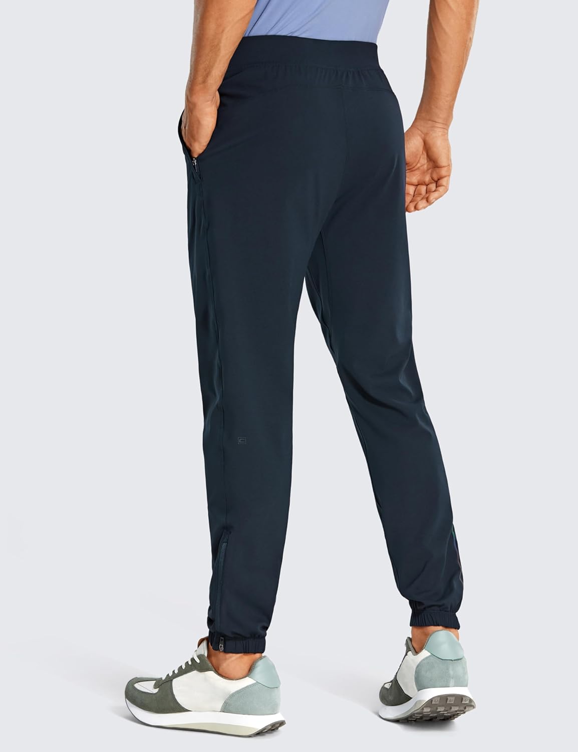 CRZ YOGA 4-Way Stretch Athletic Joggers for Men 30"/32" - Track Golf Gym Workout Hiking Pants with Pockets - Image 2