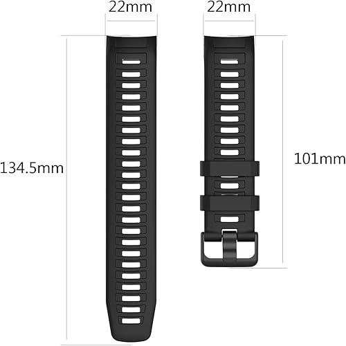 Miniatura 10 de Compatible con Garmin Instinct Band, correa de silicona de repuesto para Garmin Instinct Watch
