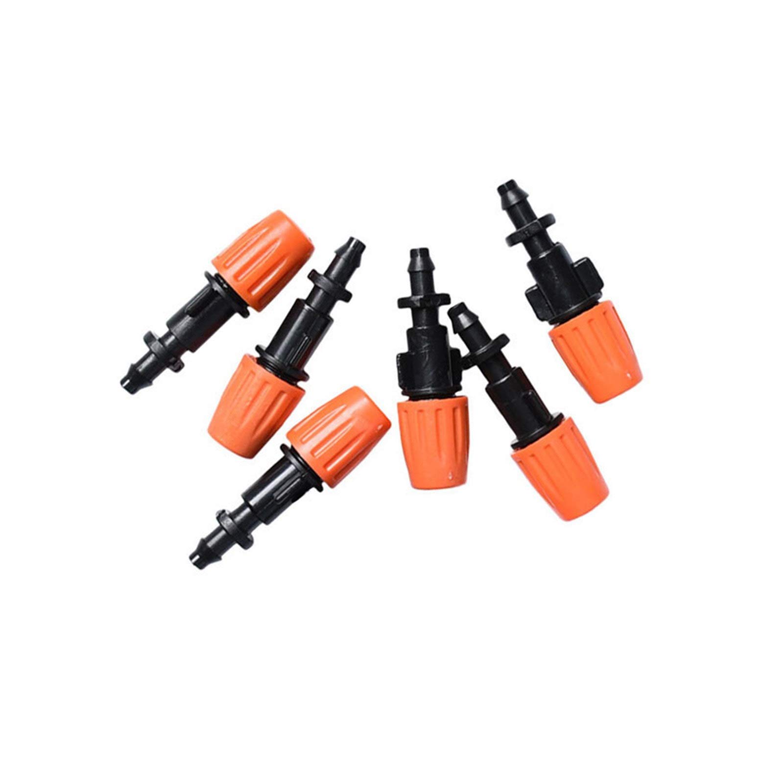 Zraszacz do trawnika ogrodowego system nawadniania dysza rozpylająca regulowane kroplówki mgły wodnej kolczasty 1/10.2 cm adapter kropelkowy 100 szt