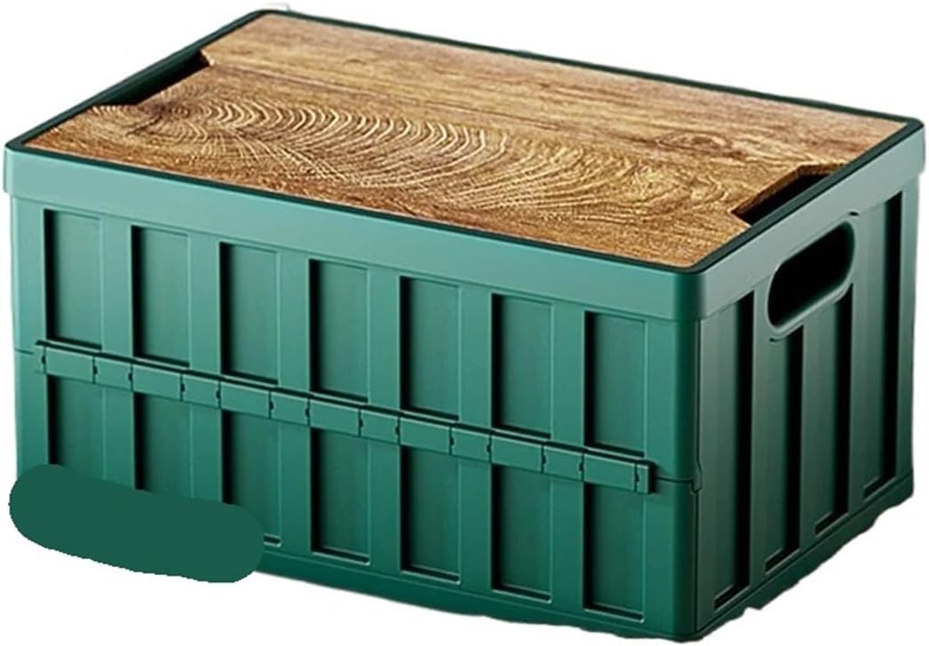 50L Outdoor Camping Folding Storage Waterproof Durable Foldable Tent Equipment for Tool Ideal for Campi(Green)