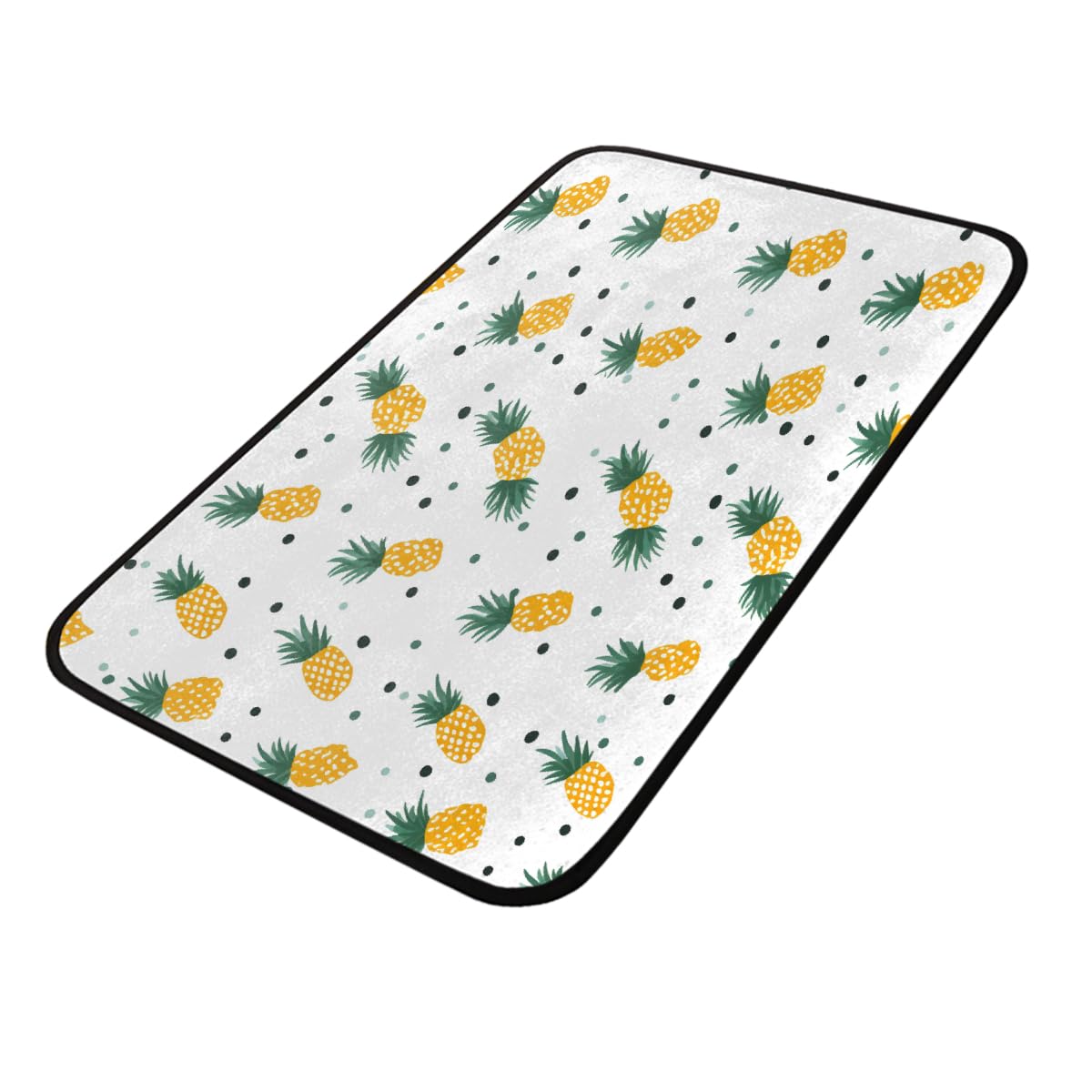 Tapis de cuisine et entrée à motif ananas tropicaux Mexpekil 100x50 cm