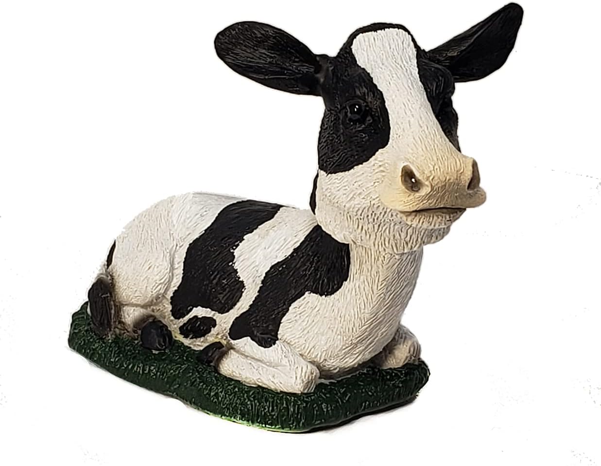 Animal Den Cow Bobblehead Figure Statue for Car Dashboard Holstein