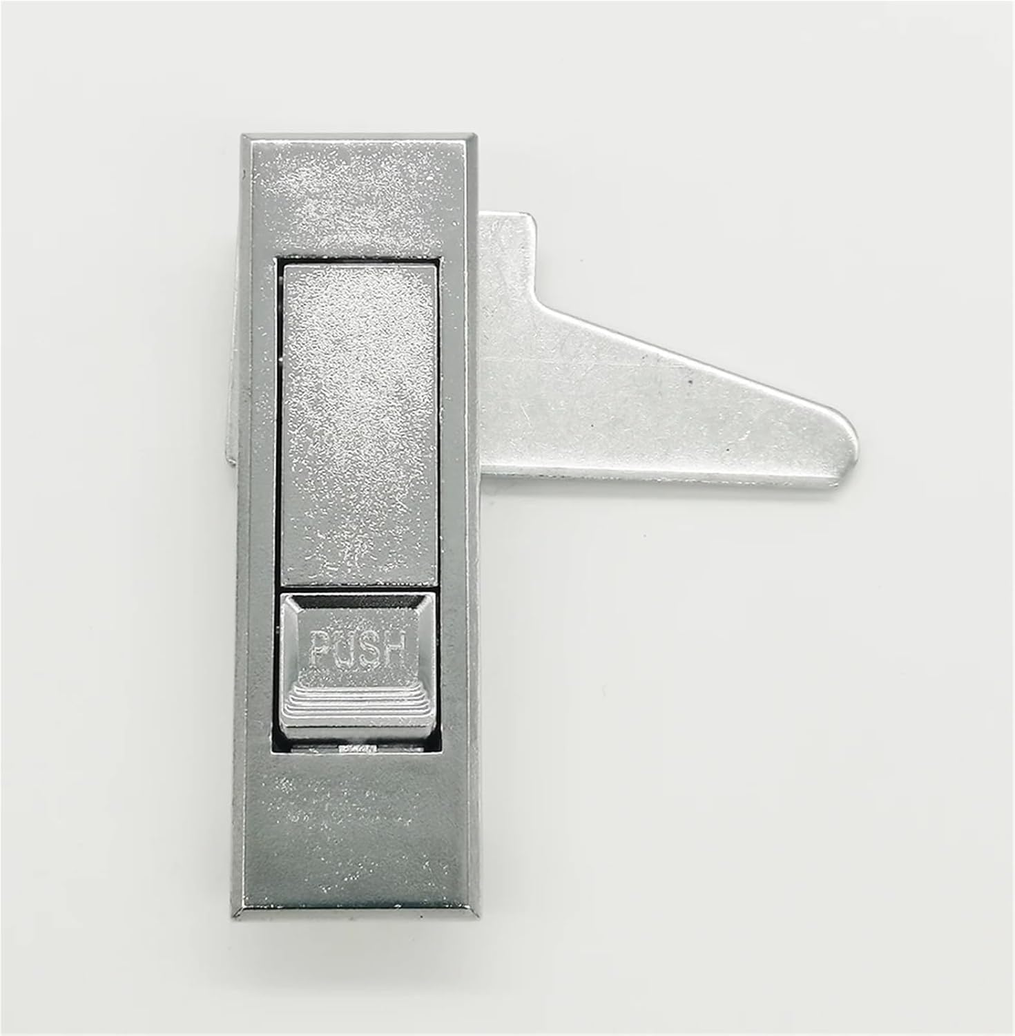 MS603 Button Lock Power Distribution Cabinet Door File Electric Box Plane Bounce Switch 1Pcs(White Button no Key)