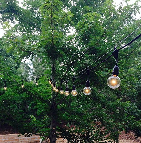 Miniatura 6 de Novelty Lights C9E17 - Tira de luces con forma de globo para exteriores  Juego de luces de pérgola para fiestas de patio al aire libre  Resistente