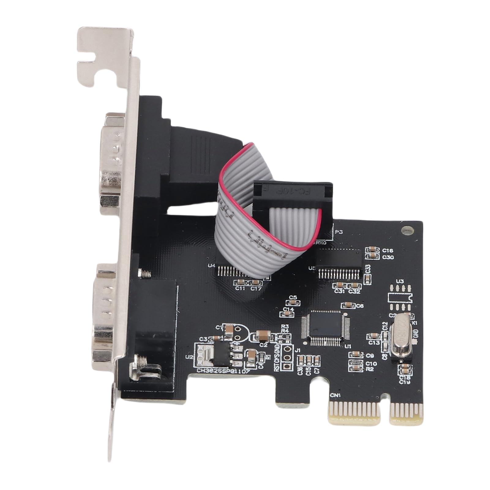 YUEHISY PCI Serial Parallel Combo Card, 232 Ports PCI Combo Adapter Card with UART Standard 256 Byte FIFO Hardware Control for 232 Connections