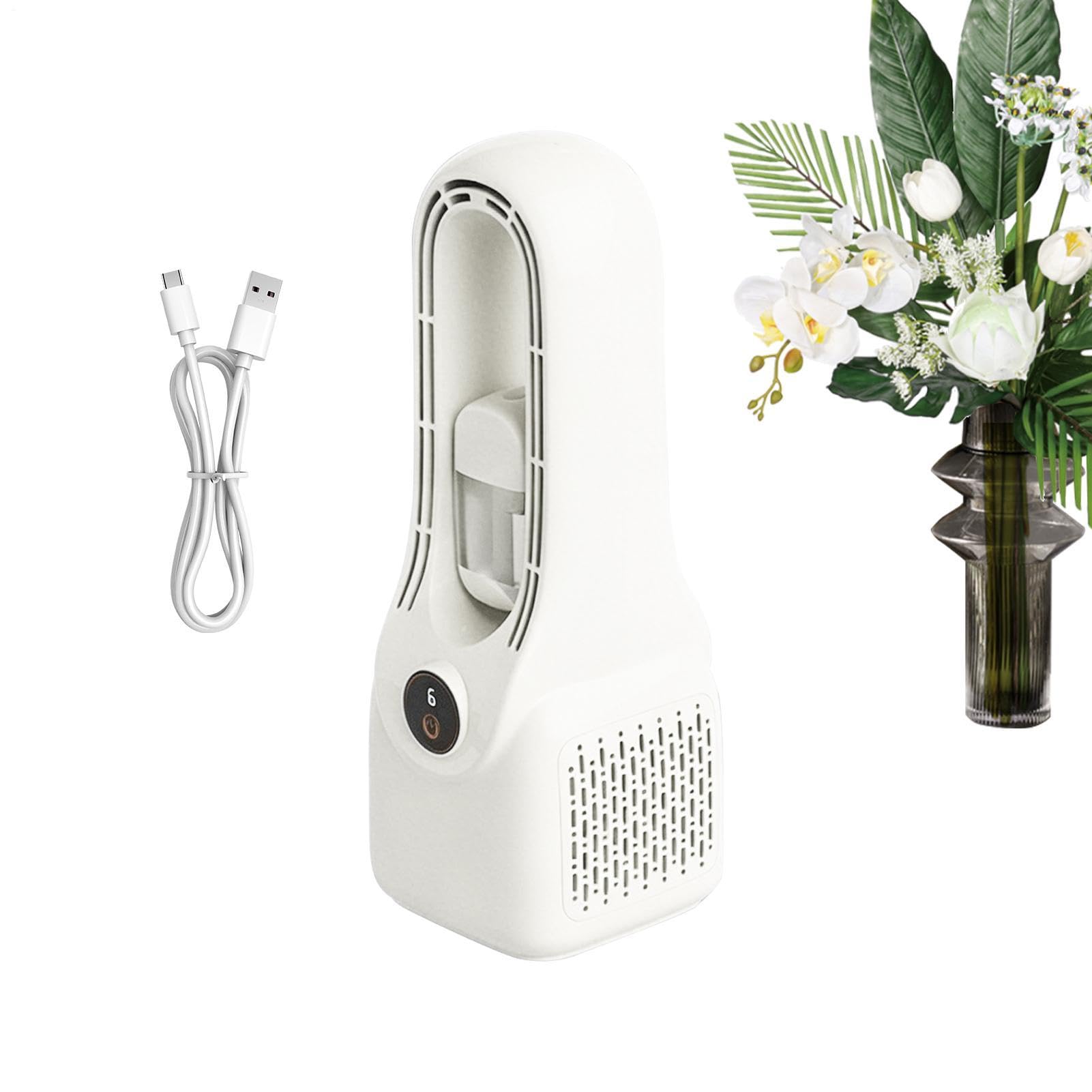 Ventilateur portable sans pales silencieux avec brumisateur d'eau et batterie rechargeable Type-C
