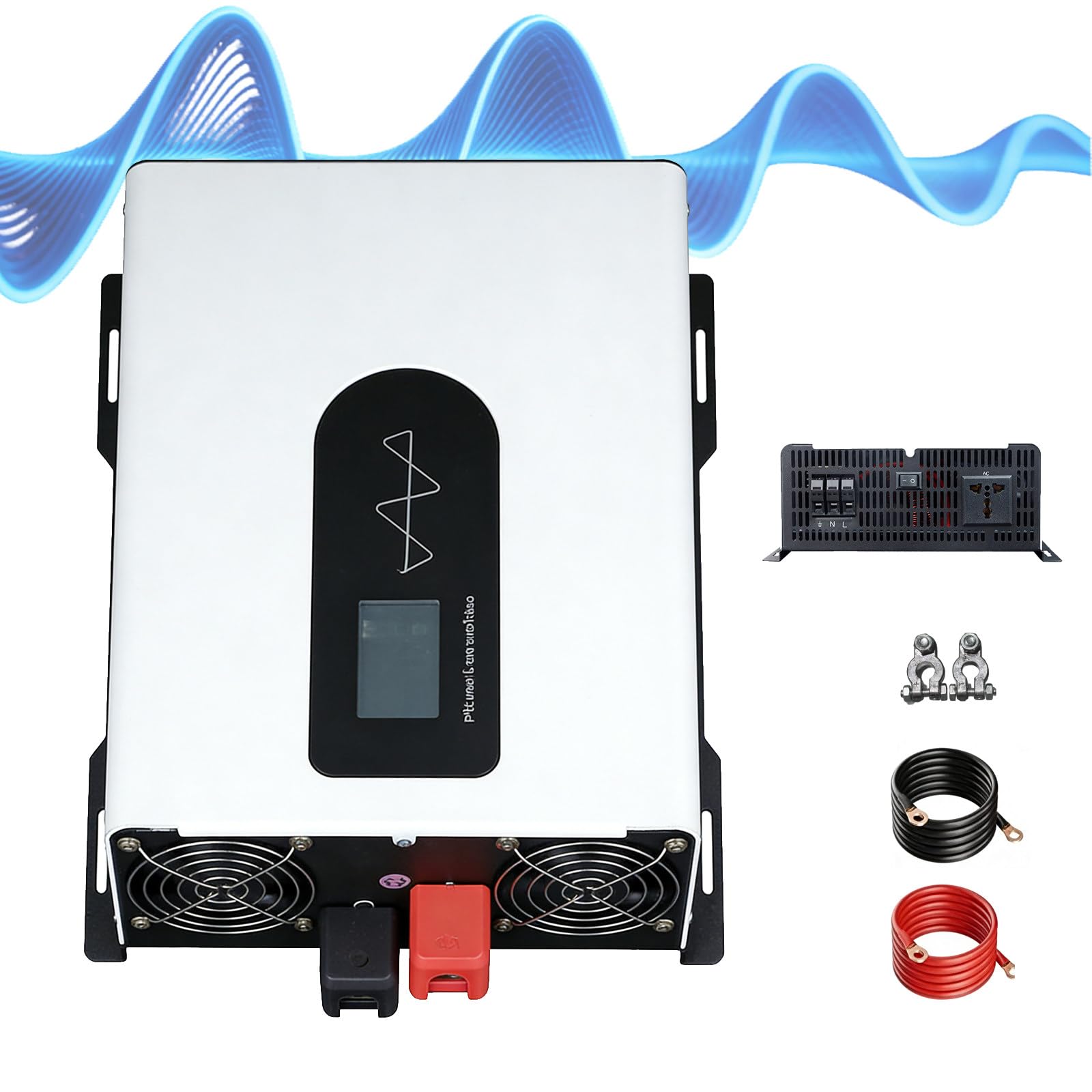 Przetwornica Sinusoidalna 48V 1000W–6000W LCD 4000W-220V