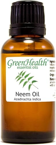 GreenHealth Aceite de neem 100% puro 1oz (1.0 fl oz) con Euro Dropper