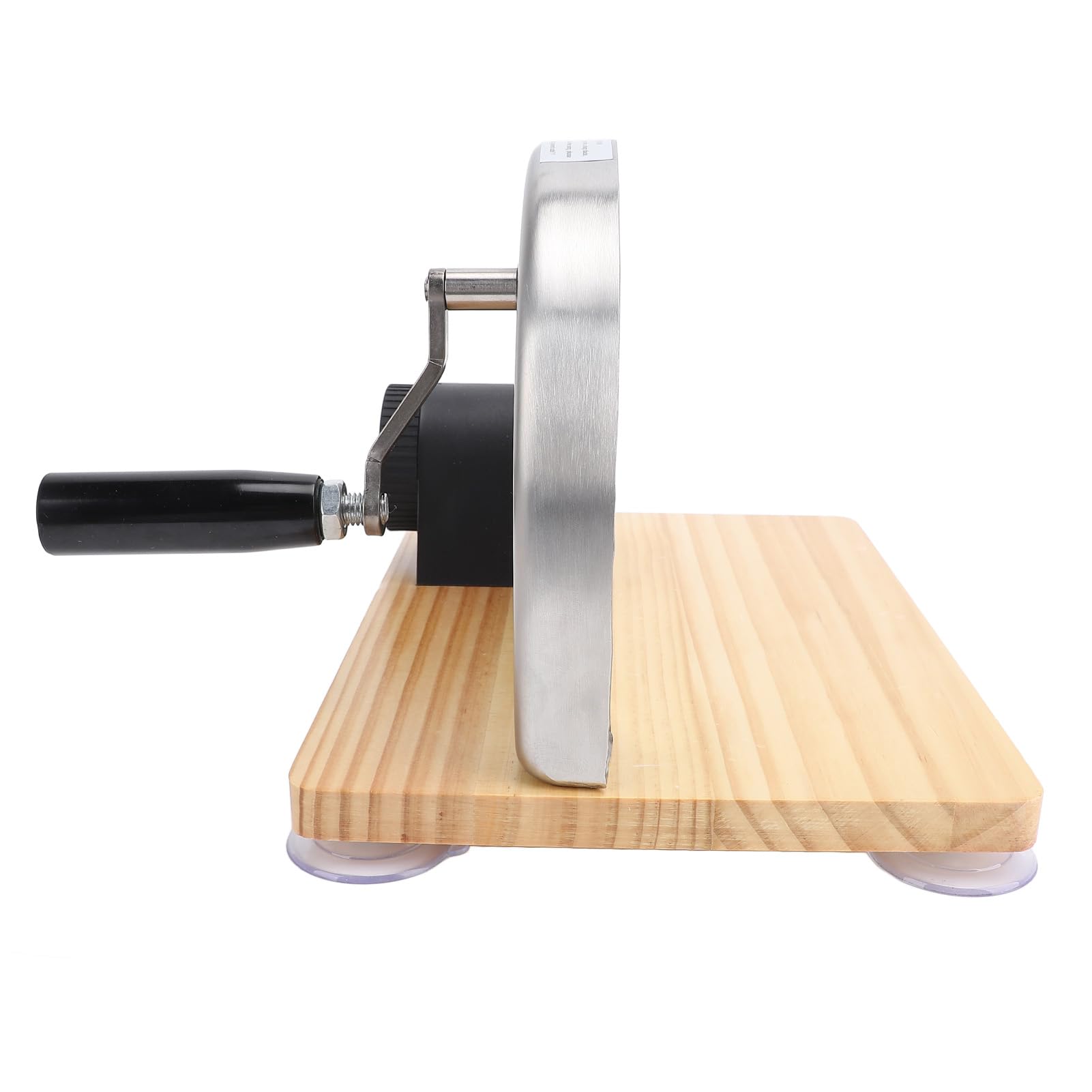 Ymiko Manual Bread Slicing Machine Adjustable Thickness Bread Slicing Cutter Portable Hand Crank for Home Bakery Commercial Use