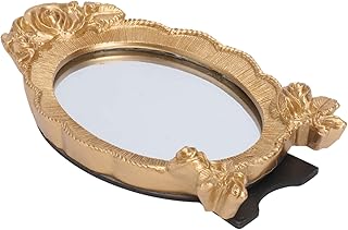 2 piezas de espejo de mano vintage dorado orn...