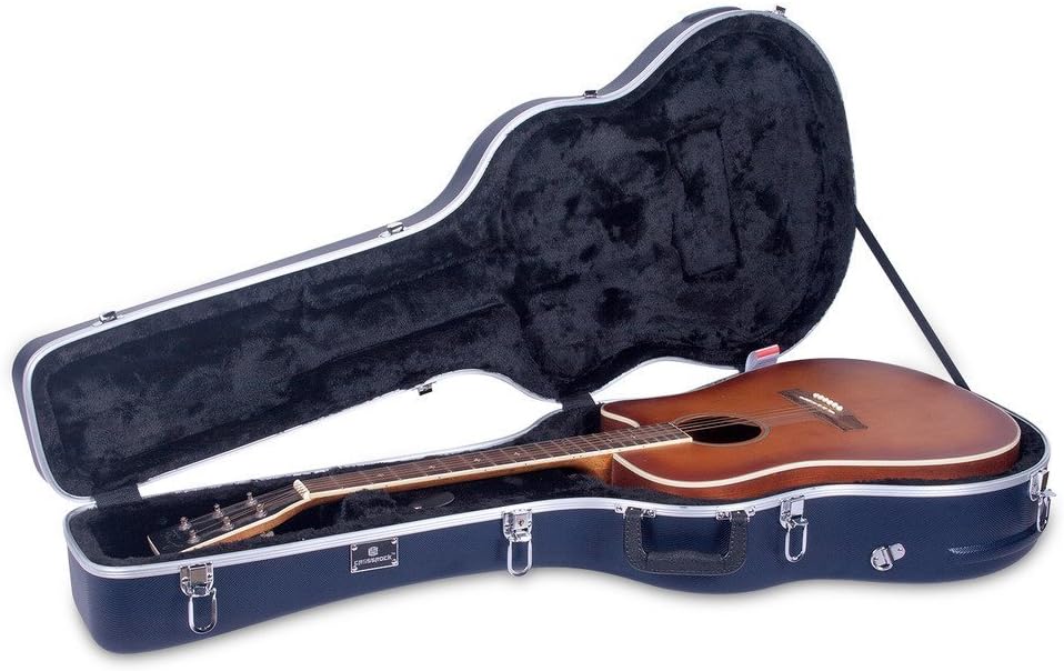 Crossrock Acoustic Guitar Case in Black (CRA860DBK)