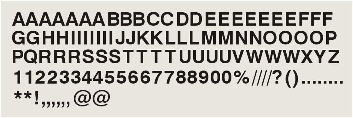 90x Black 1 Inch Stick on Self Adhesive Vinyl Letters & Numbers. Plastic Sticky Lettering.