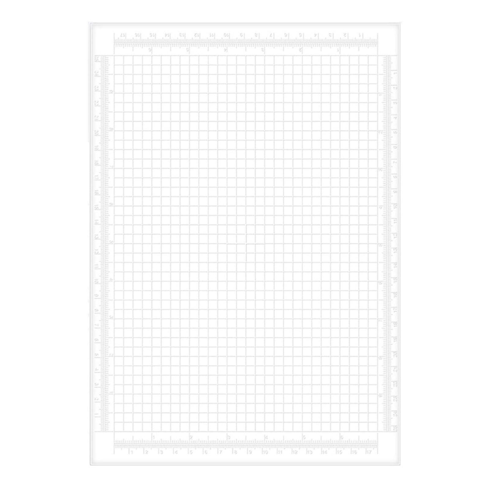 Kalttoy Professional Clear Stick Mat Designs for Crafting and Designs Work Accuracy Positioning Adhesive Sheet