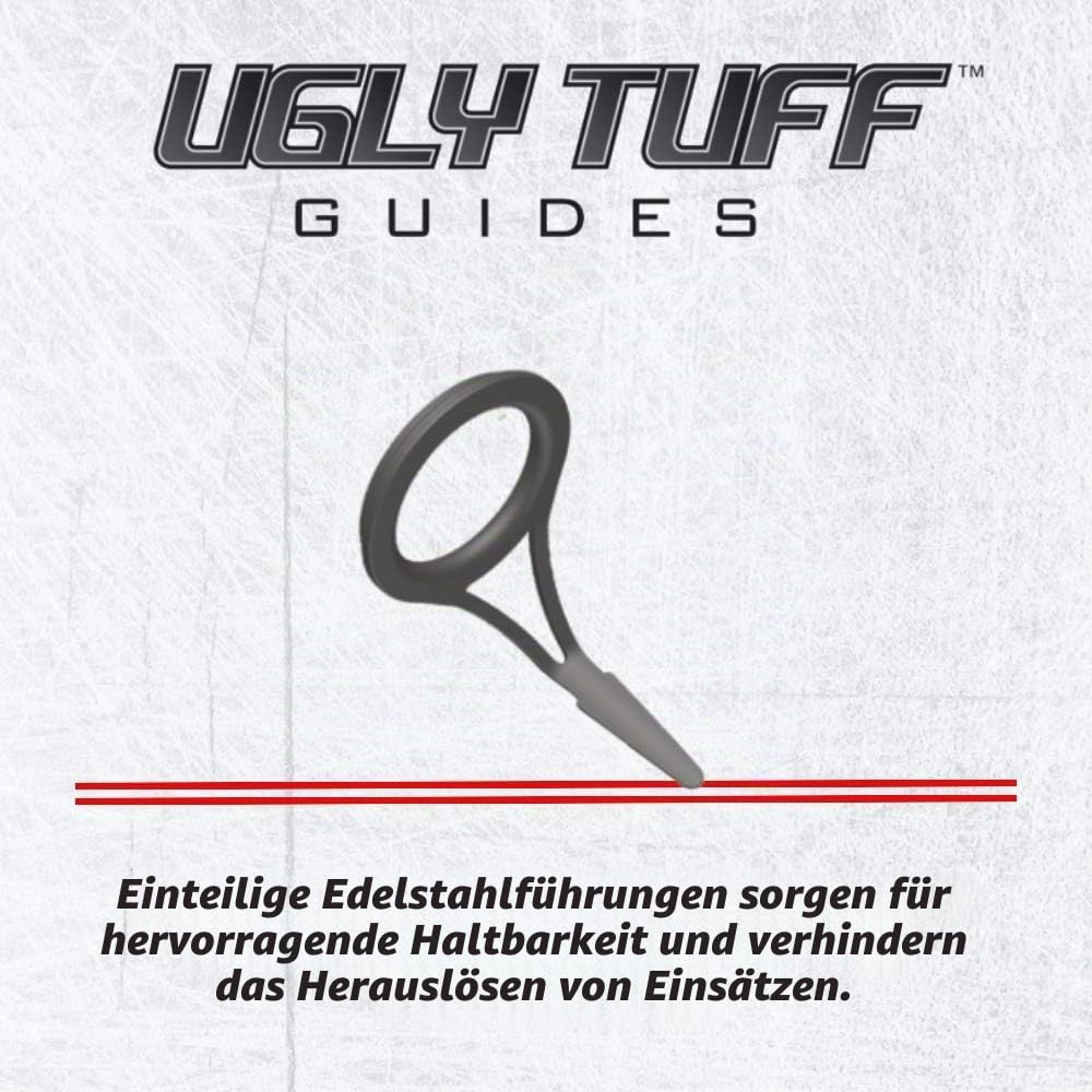 Shakespeare Ugly Stik GX2 Spinnrute – Allroundruten zum Köderangeln vom Ufer, Boot, Kajak – Makrele, Barsch, Lippfisch, Seelachs