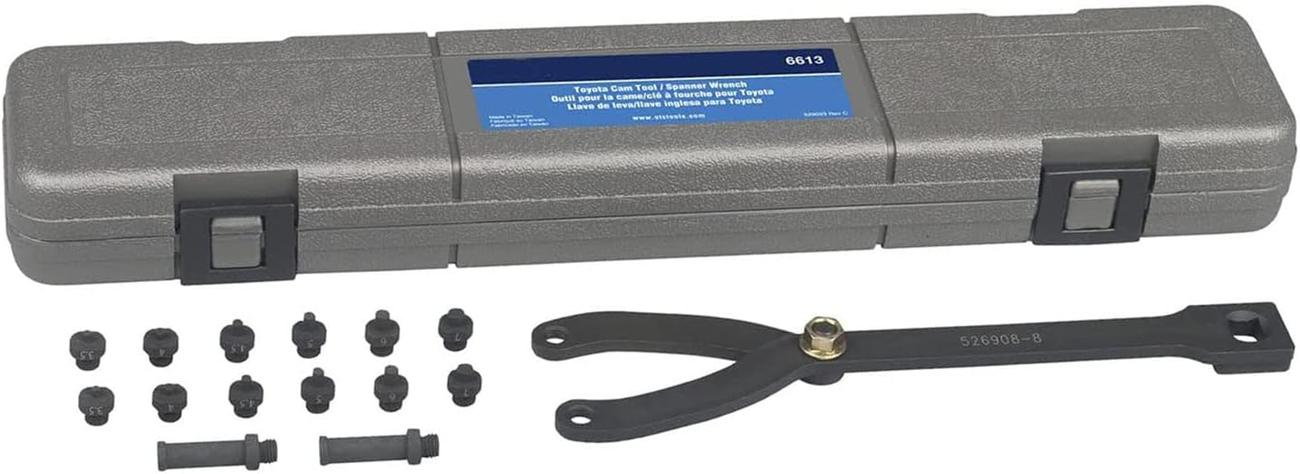 Drake Off Road 15-Piece Adjustable Variable Pin Spanner Wrench Set - Versatile Tool for Cylindrical Objects with Durable Steel and Interchangeable Pins - Perfect for DIY and Professional Use 66134