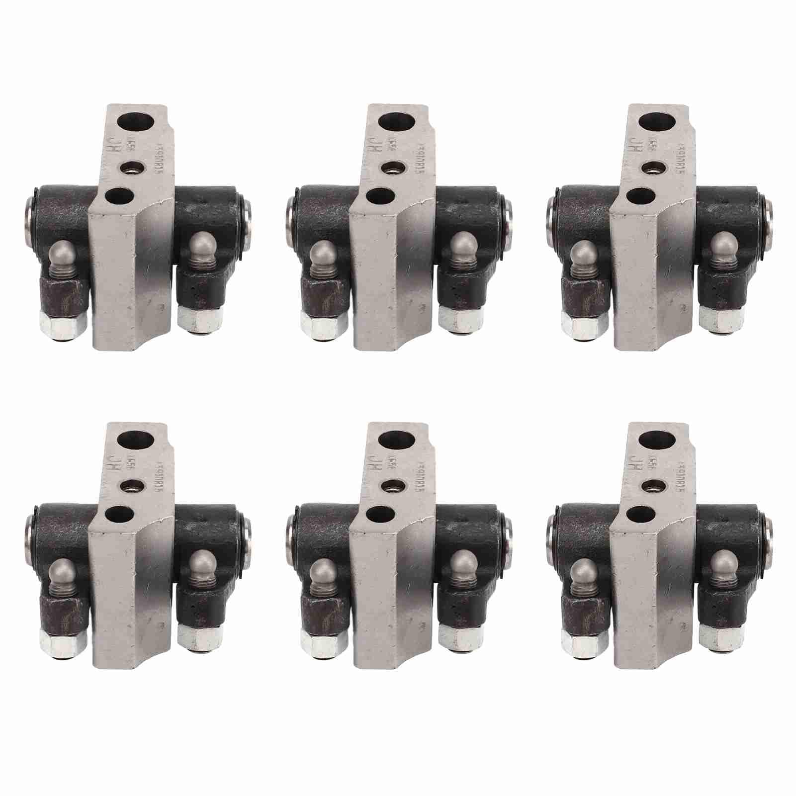 Cocoarm 6 szt. Zestaw Wsporników Wahacza Wydechu Dolotowego 3934920 Wspornik Wahacza ze Stopu Aluminium dla Części Silnika 5,9L 12 V dla 2500 3500 Naprawa Odbudowy