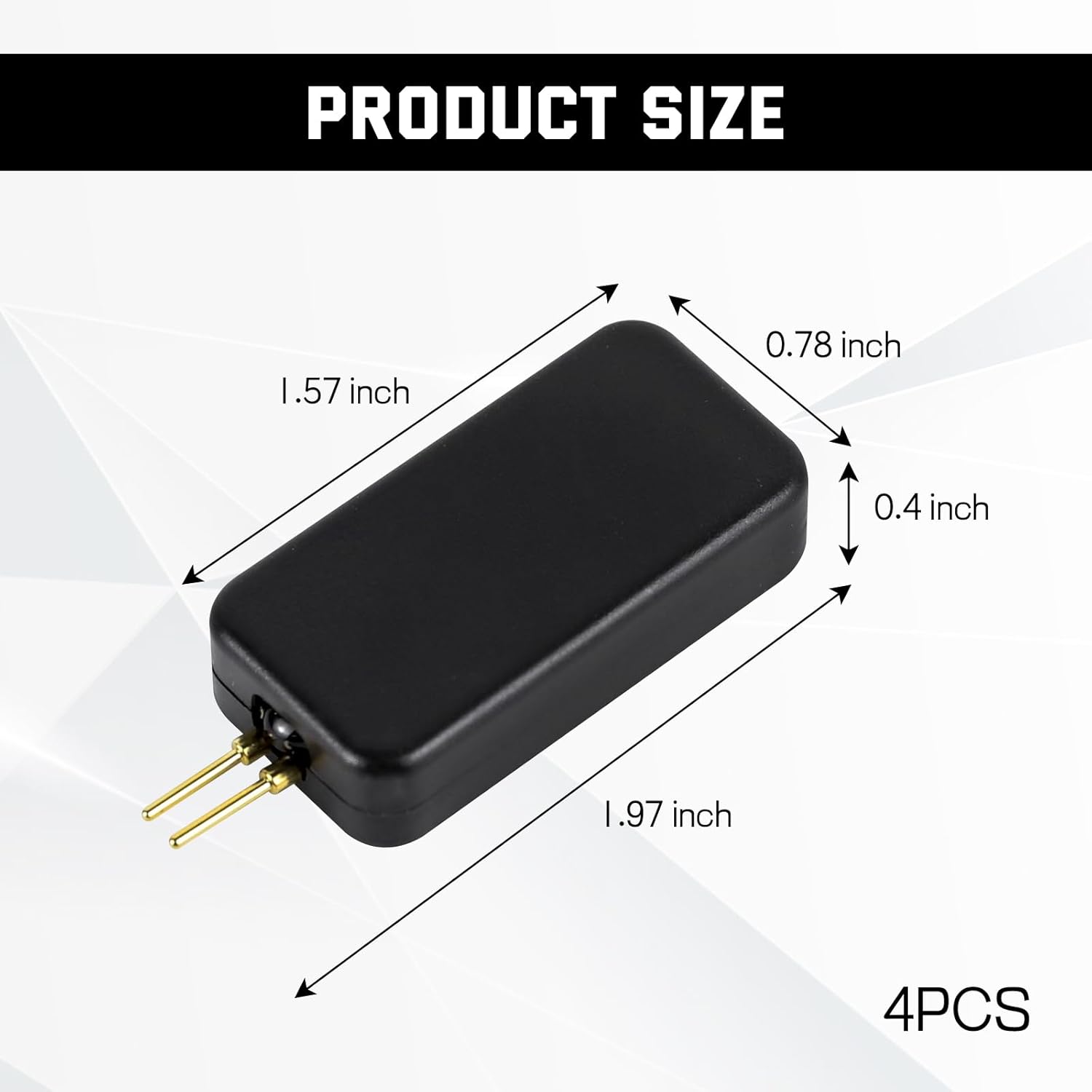 4PCS Car SRS Airbag Simulator Tester, Airbag Bypass Resistor Car Diagnostic Tool, Air Bag Diagnostic Scanner Testing Instrument, Universal Vehicle Fault Finding and Repair Tool