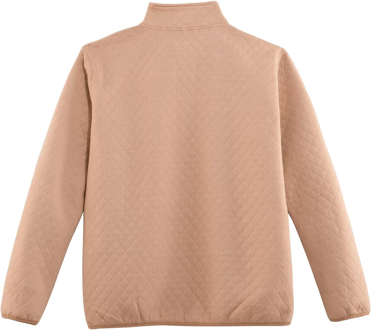 ZENTHACE Men's Ultra Soft Quilted 1/4 Snap Fleece Pullover Sweatshirt Jacket Long Sleeve Mountain Outdoor Shirt - Image 2