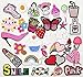 Libiline 30pcs Random Assorted Styles Embroidered Patch Sew On/Iron On Patch Applique Clothes Dress Plant Hat Jeans Sewing Flowers Applique DIY Accessory (Assorted-Style 3) (Mix, Mix)